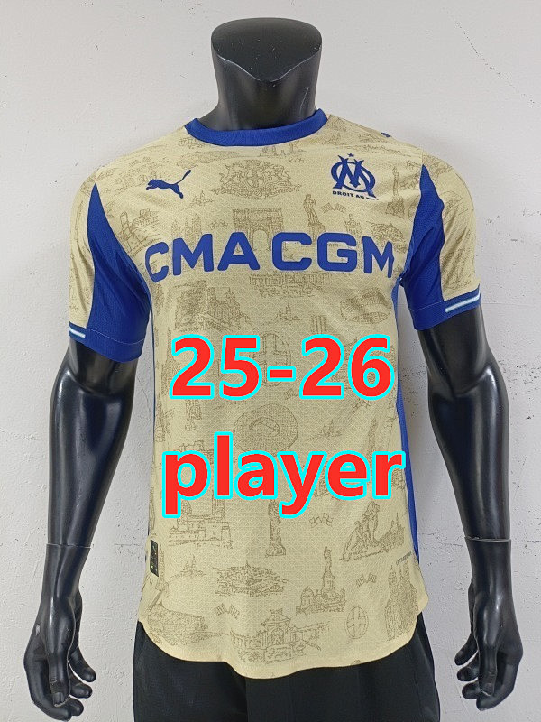 25-26 Marseille 4th Player Version Jersey S-2XL