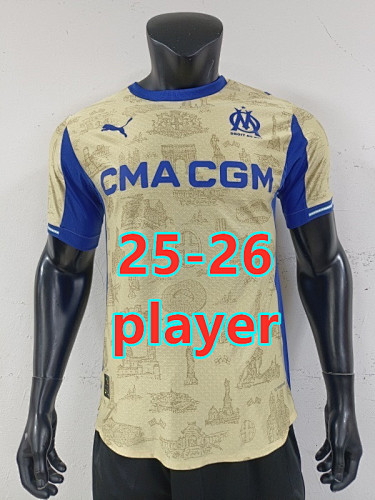 25-26 Marseille 4th Player Version Jersey S-2XL