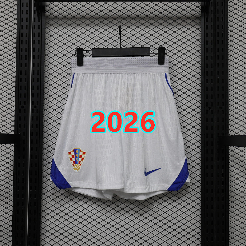 Croatia Home Player Version Shorts S-3XL