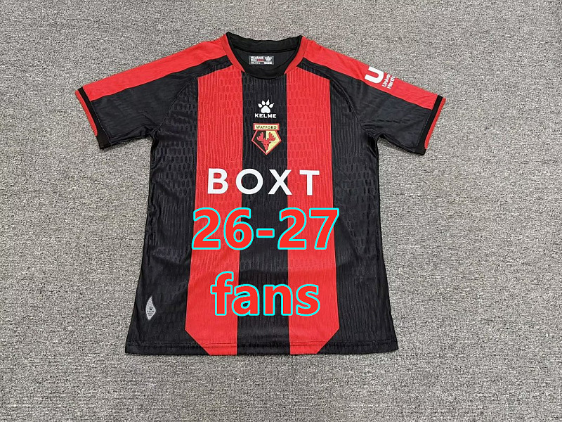 26-27 Watford Away Fans Version Jersey S-4XL
