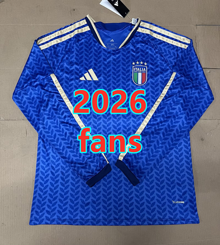 Italy Home Fans Version Long Jersey S-4XL