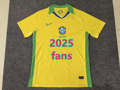 Brazil Home Fans Version Jersey S-4XL