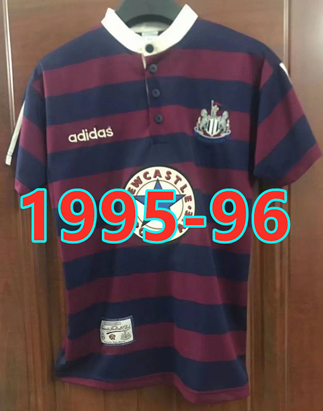 Newcastle United Retro TopThai Quality Away Jersey S-2XL