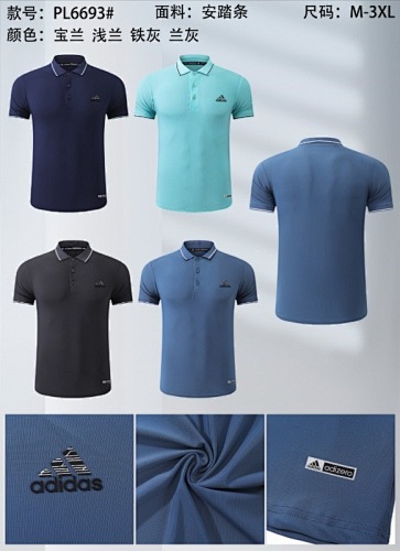 Adidas 24-25 A-D Short Sleeve Polo Jersey M-3XL Polo