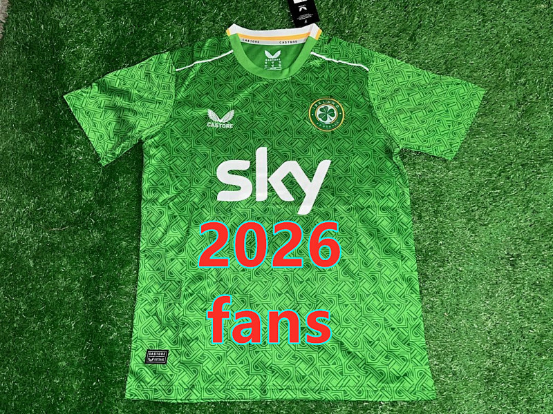Ireland Home Fans Version Jersey S-4XL