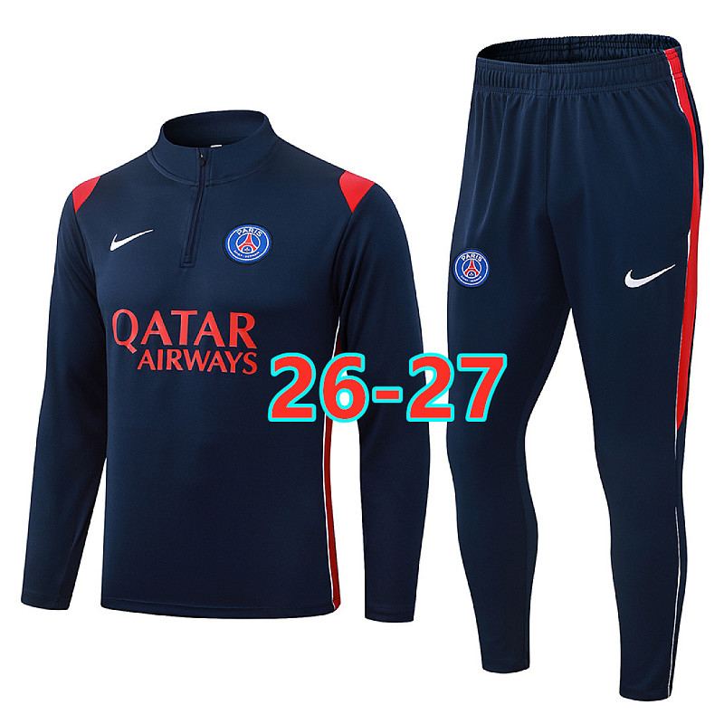 Balenciaga 26-27 Paris Psg Long Sleeve Tracksuit S-2XL