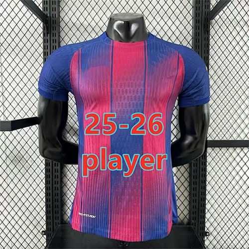 25-26 Barcelona Home Player Without Sponsor S-4XL