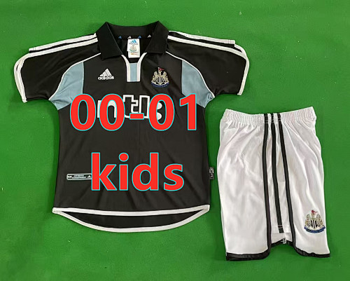 00-01 Newcastle United Away Kids Retro Jersey-shorts Kit 16 -28