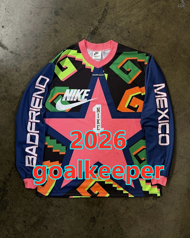 Mexico Goalkeeper Fans Long Jersey S-2XL