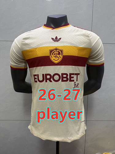 26-27 Roma Away Player Version Jersey S-2XL