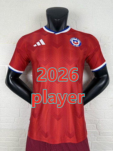 Chile Home Player Version Jersey S-4XL