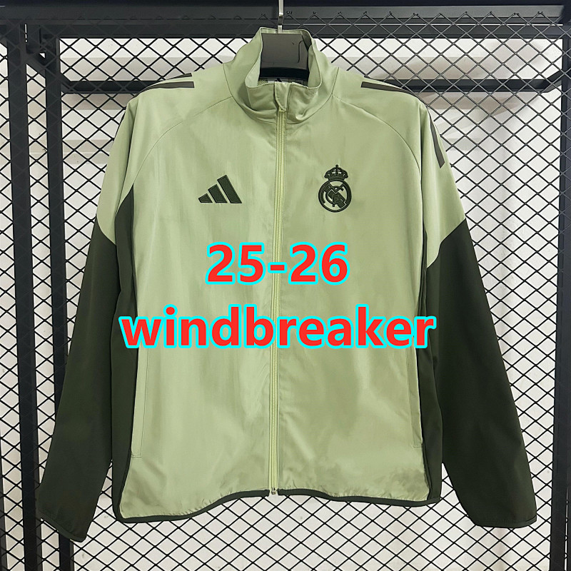 25-26 Real Madrid Windbreaker S-2XL