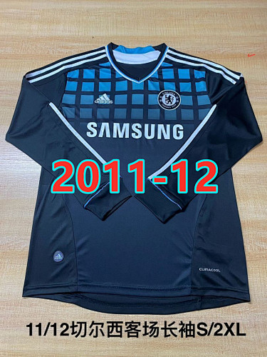 Chelsea Away Retro Long Sleeve Jerseys S-2XL