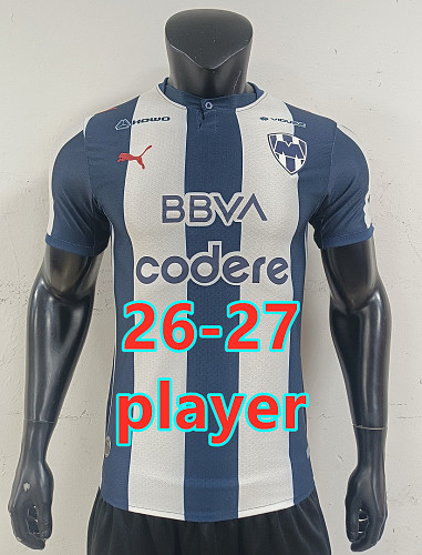 26-27 Monterrey Home Player Version Jersey S-2XL