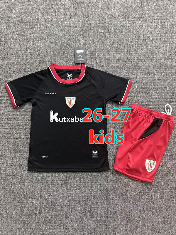 26-27 Athletic Bilbao Away Kids Jersey+shorts Kit 16 -28