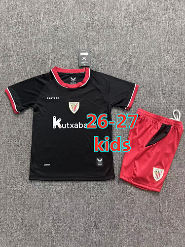 26-27 Athletic Bilbao Away Kids Jersey+shorts Kit 16 -28