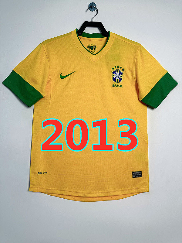 Brazil Home Retro Jersey S-2XL