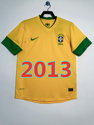 Brazil Home Retro Jersey S-2XL