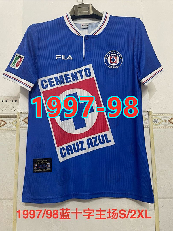 Cruz Azul Home Retro Jersey S-2XL