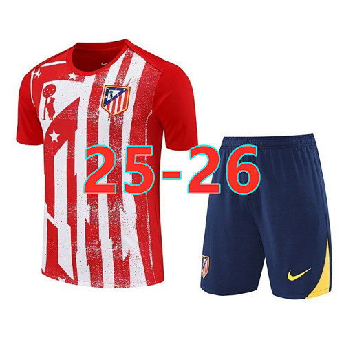 25-26 Atletico Madrid Short Sleeve Tracksuit S-2XL
