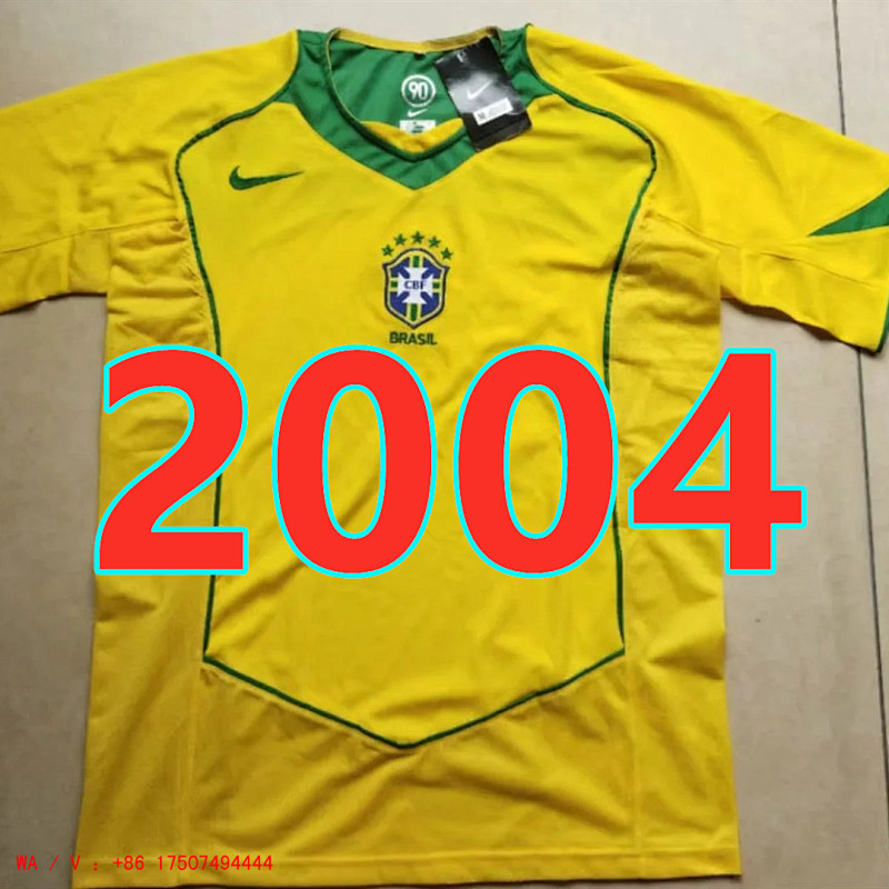 Brazil Retro TopThai Quality Jersey S-2XL
