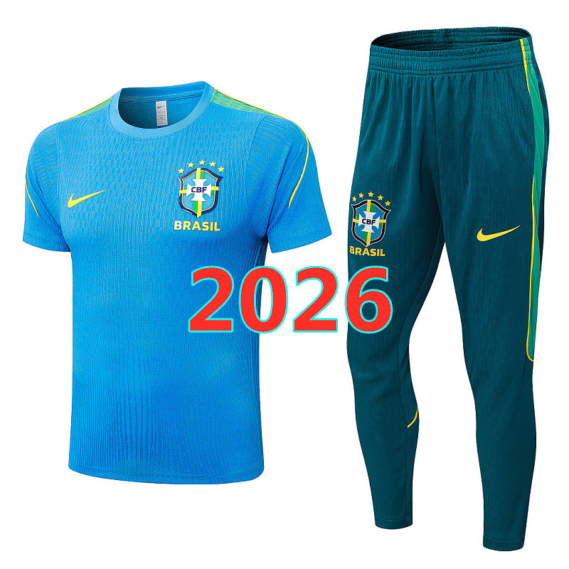 Brazil Player Short Sleeve+pants Kit S-3XL