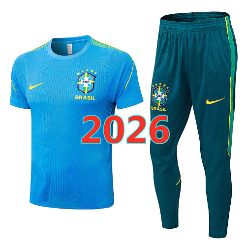 Brazil Player Short Sleeve+pants Kit S-3XL