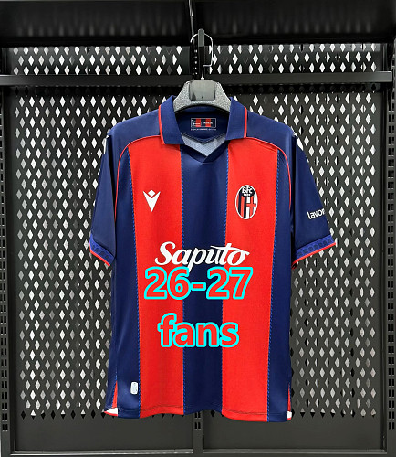 26-27 Bologna Home Fans Version Jersey S-4XL