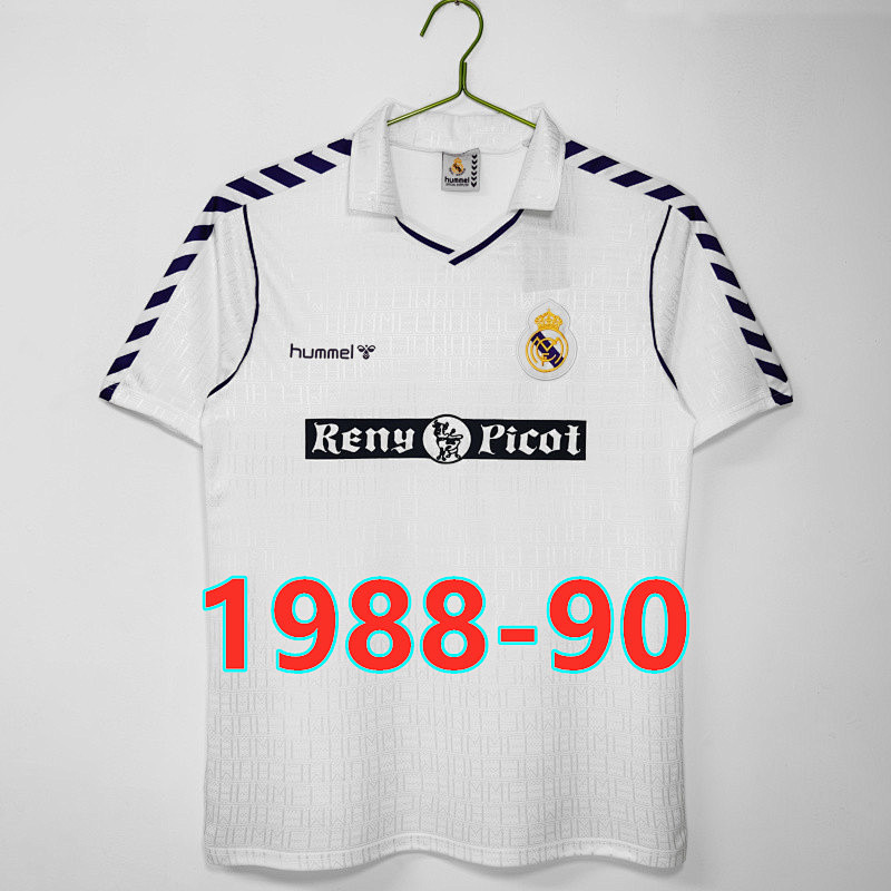 Real Madrid Home Retro Jersey S-2XL