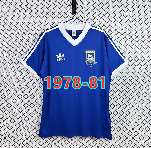 Ipswich Town Home Retro Fans Version Jersey S-2XL