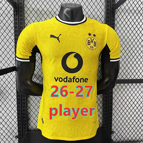 26-27 Dotmund Home Player Version Jersey S-2XL