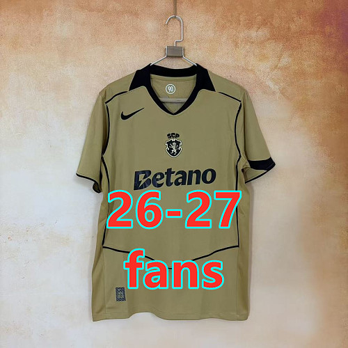 26-27 Sporting CP Away Fans Version Jersey S-4XL