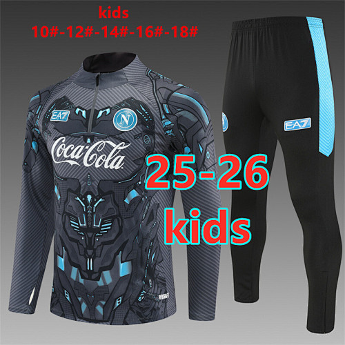 25-26 Napoli Kids Long Sleeve Tracksuit 10 -18