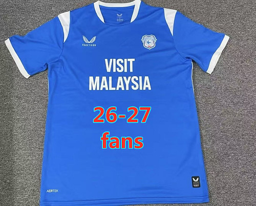 26-27 Cardiff City Home Fans Version Jersey S-4XL