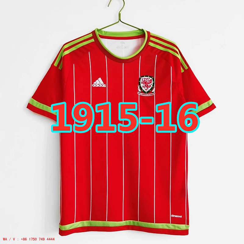 Wales TopThai Quality Retro Home Jersey S-2XL