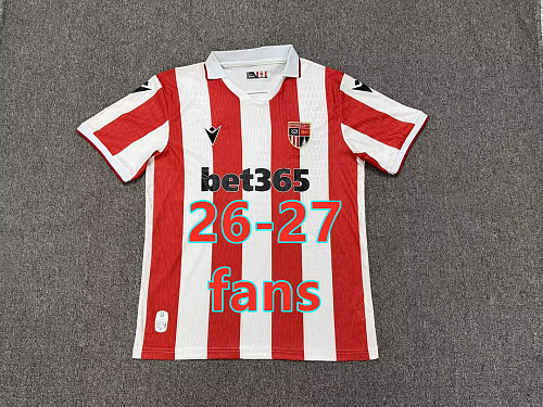 26-27 Stoke City Home Fans Version Jersey S-4XL