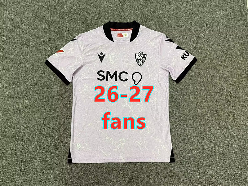 26-27 Almeria Third Fans Version Jersey S-4XL