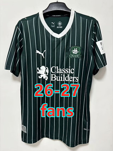 26-27 Plymouth Home Fans Version Jersey S-4XL