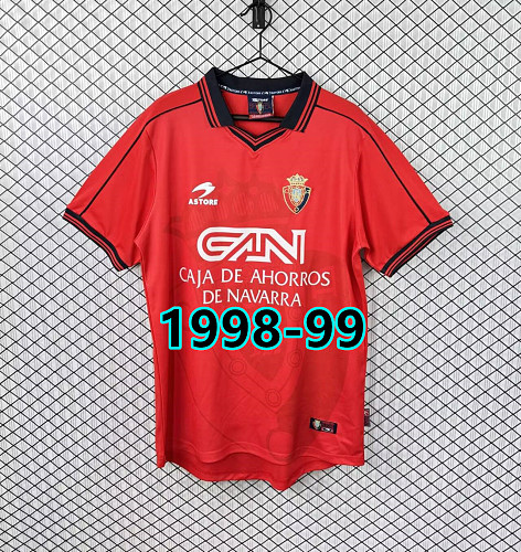 Osasuna Home Retro Fans Version Jersey S-2XL