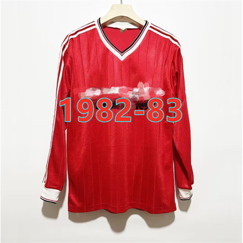 Manchester United Home Retro Long Sleeve Jersey S-2XL