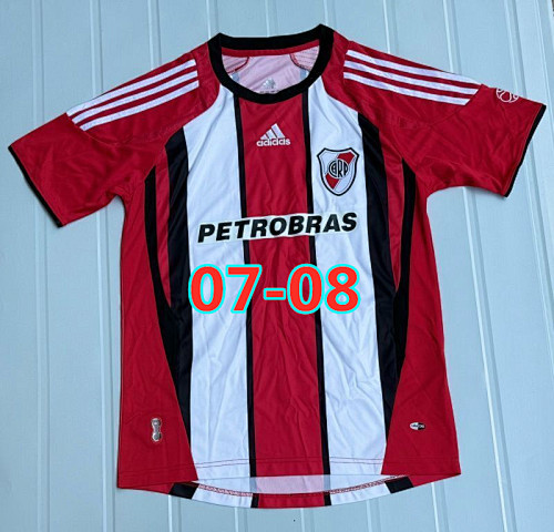 07-08 River Plate Away Retro Jersey S-2XL