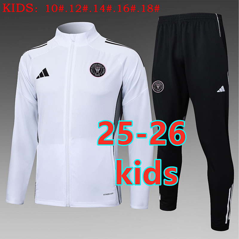 25-26 Inter Miami Kids Long Sleeve Jacket 10 -18