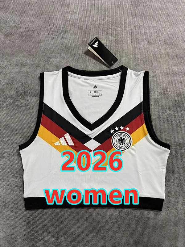 Germany Home Women Vest Jersey S-2XL V