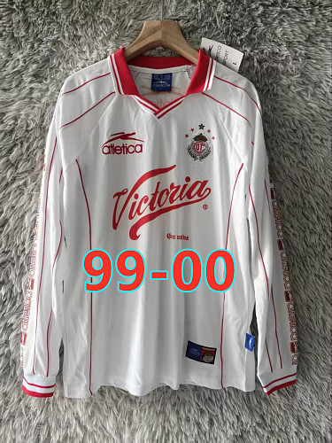 99-00 Toluca Away Retro Fans Long Sleeve Jersey S-3XL