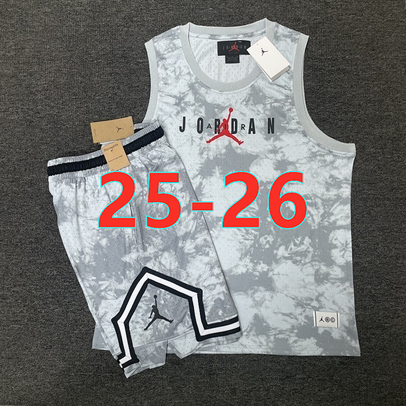 25-26 A-J Vest+shorts Basketball Kit XS-4XL