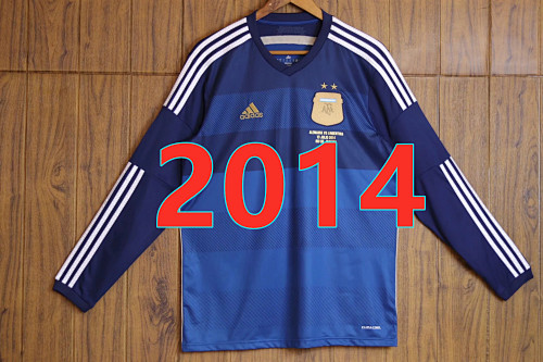Argentina Retro Away Long Sleeve Jersey S-2XL