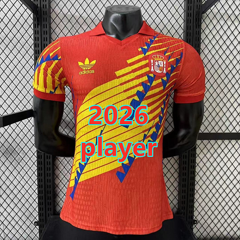Spain Special Player Version Jersey S-3XL