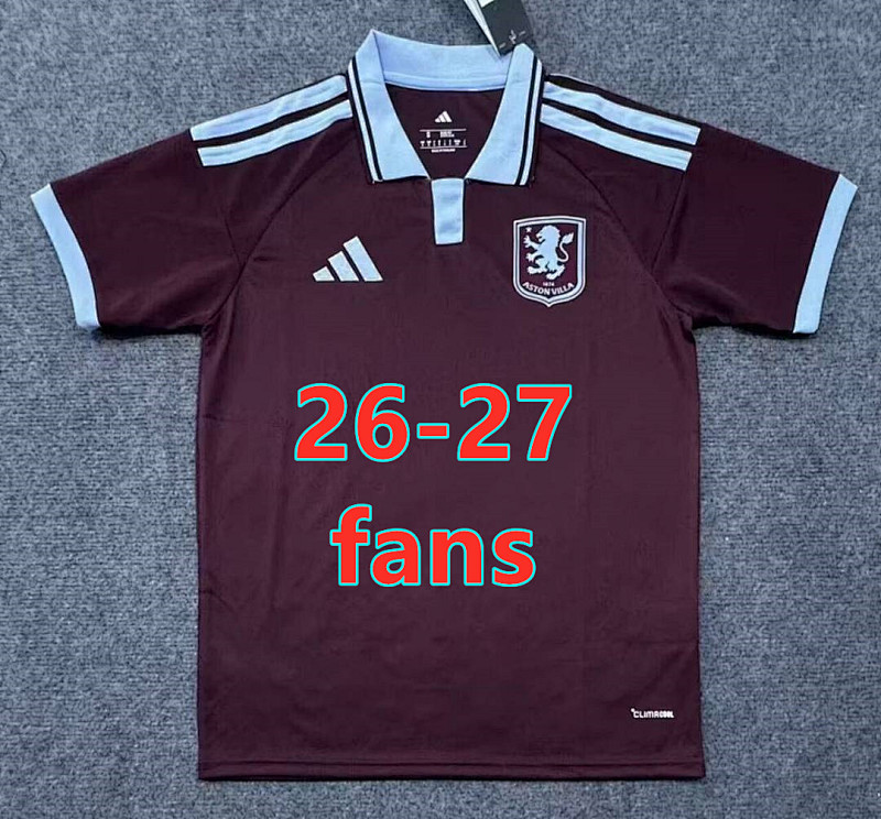 26-27 Aston Villa Home Fans Version Jersey S-4XL