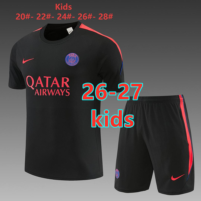 Balenciaga 26-27 Paris Psg Kids Short Sleeve Tracksuit 20 -28