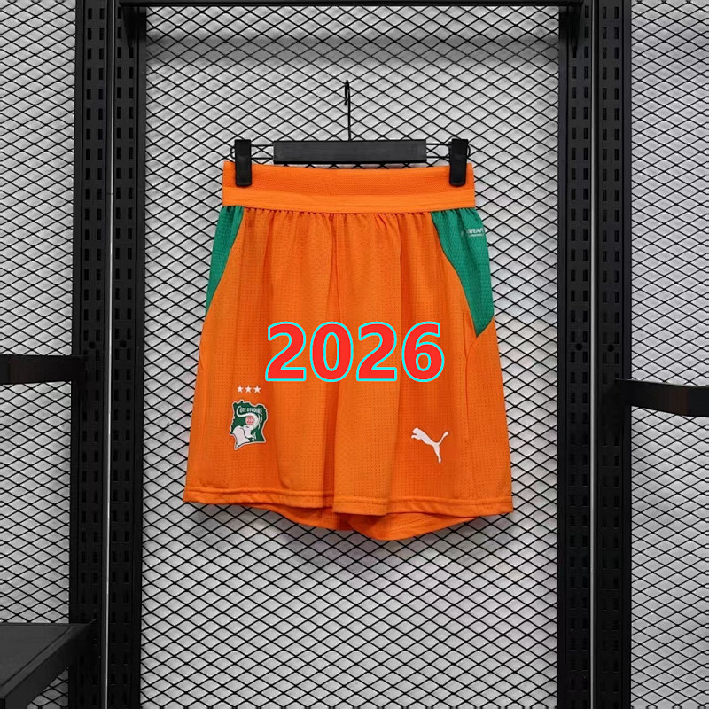 Cote D'Ivoire Home Player Version Shorts S-3XL